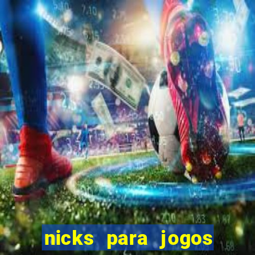 nicks para jogos de tiro